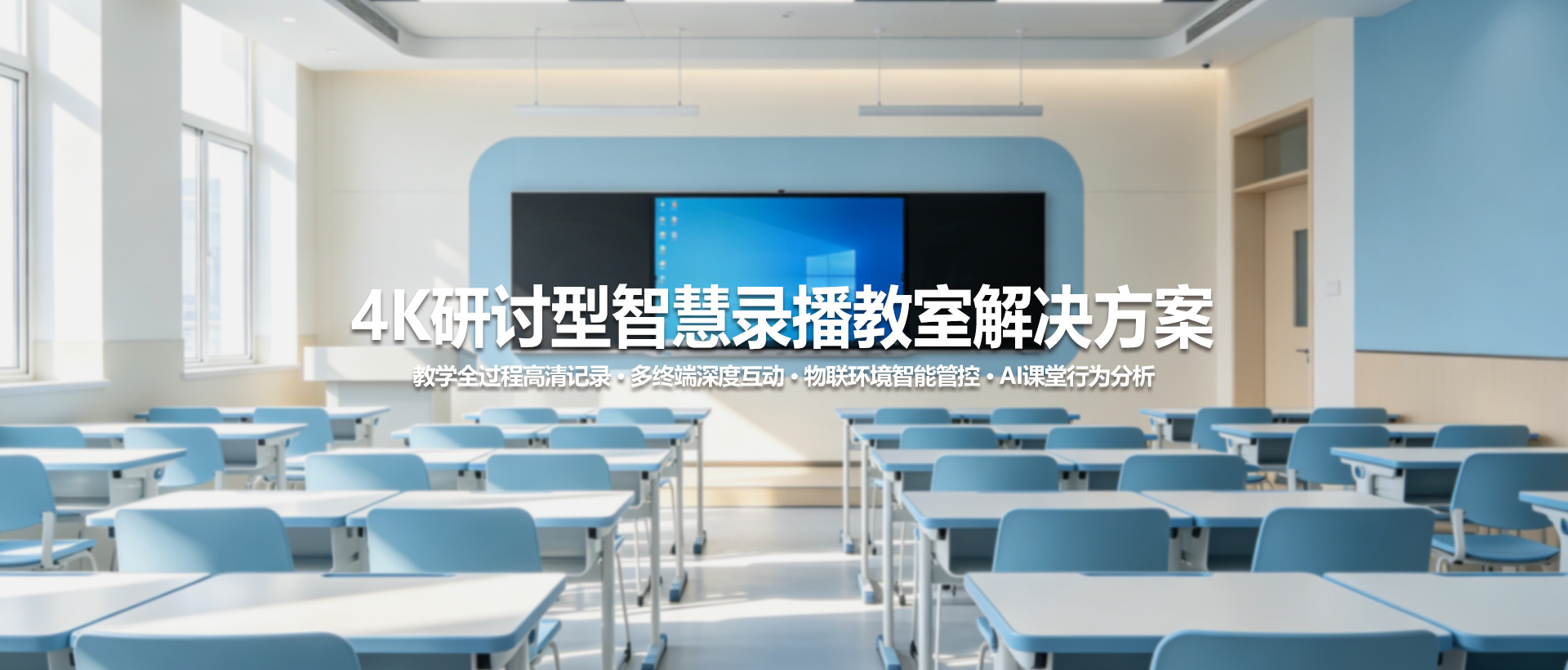 中视天威4K研讨型智慧录播教室解决方案