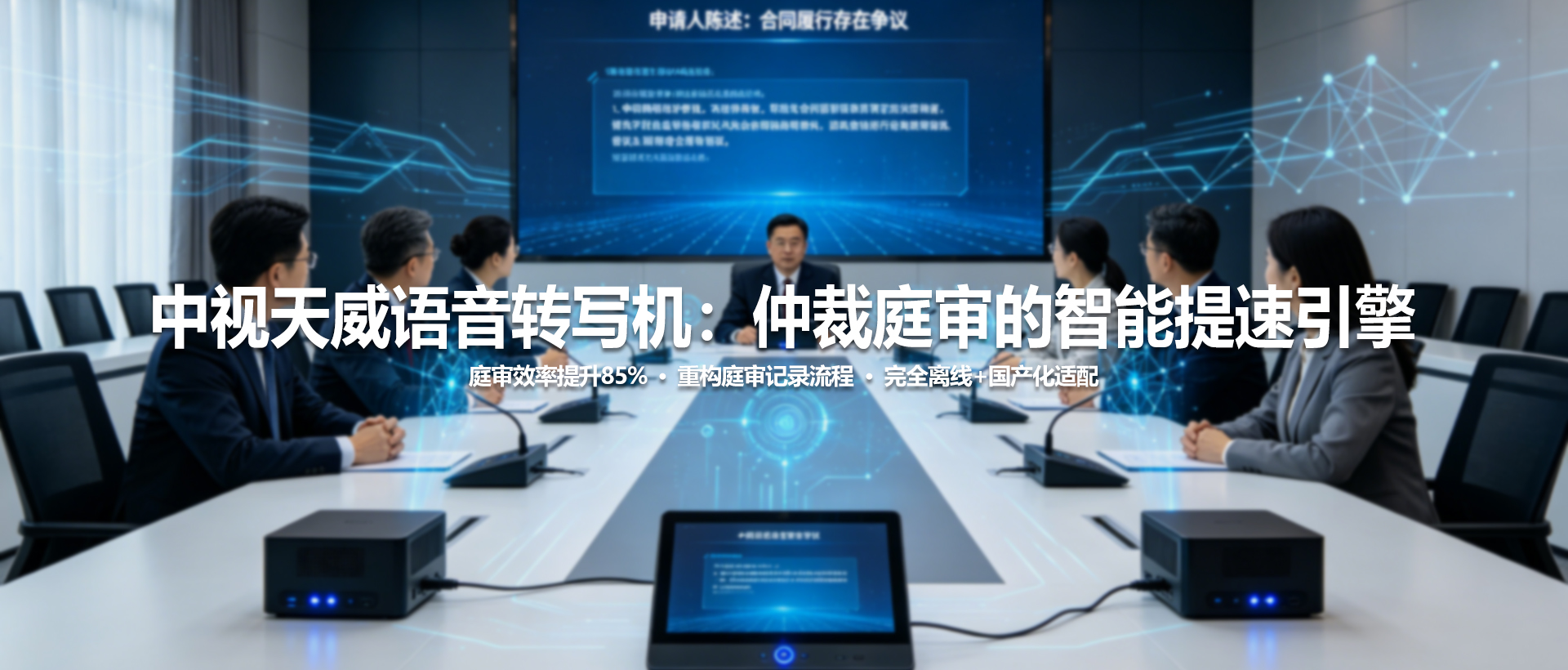 AI语音转写机：赋能仲裁庭庭审记录智能化升级