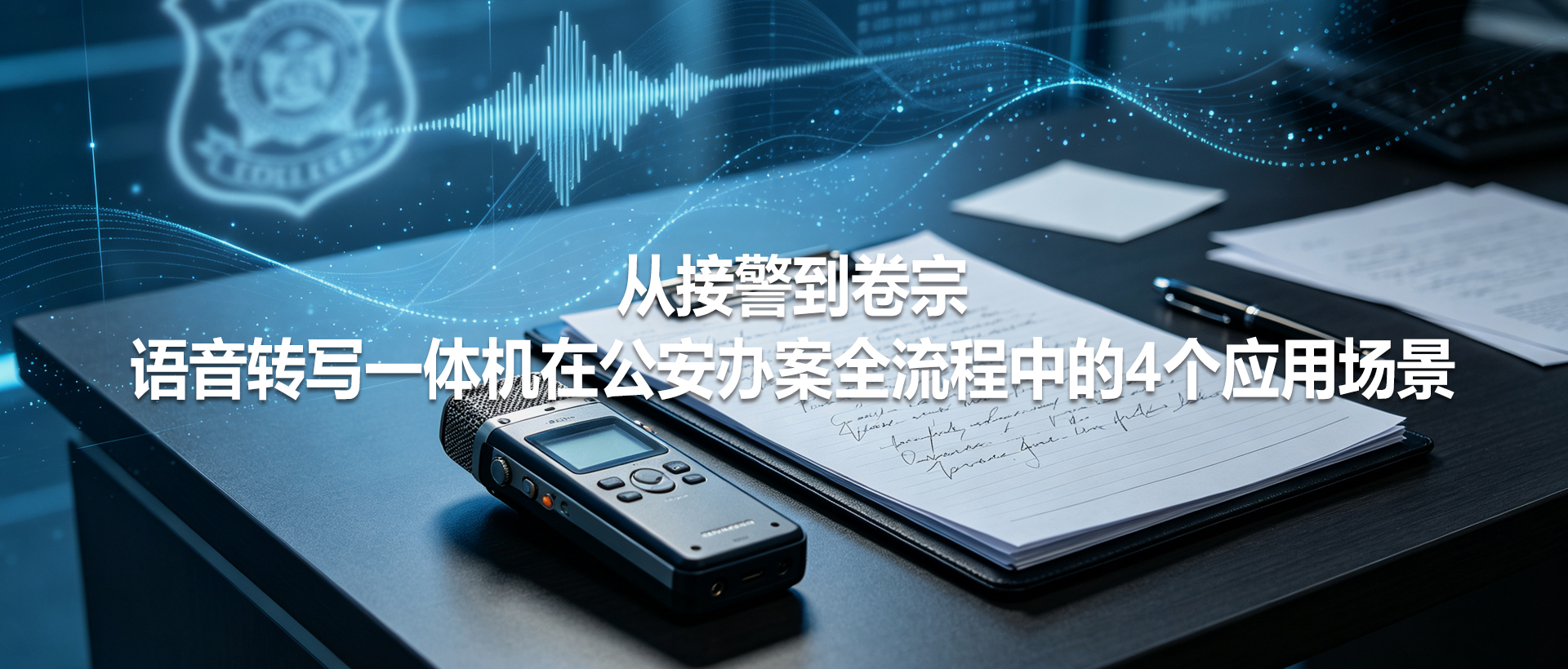 从接警到卷宗——语音转写一体机在公安办案全流程中的4个应用场景