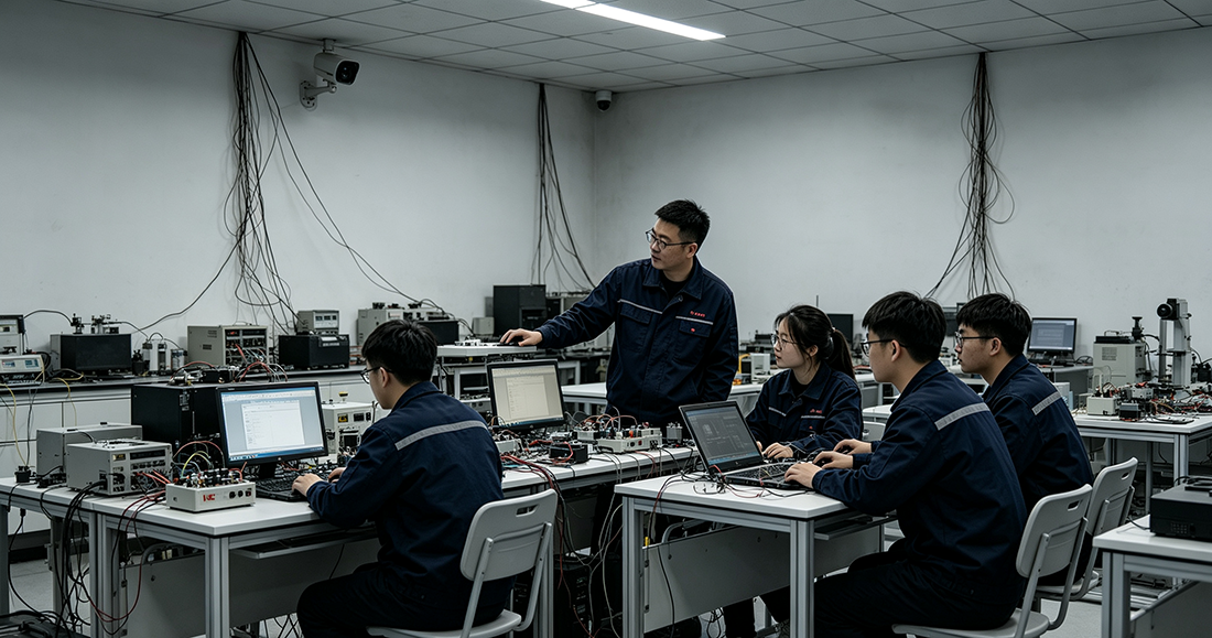 现代职业院校实训教室移动式实训录播工作站特写 (1).png