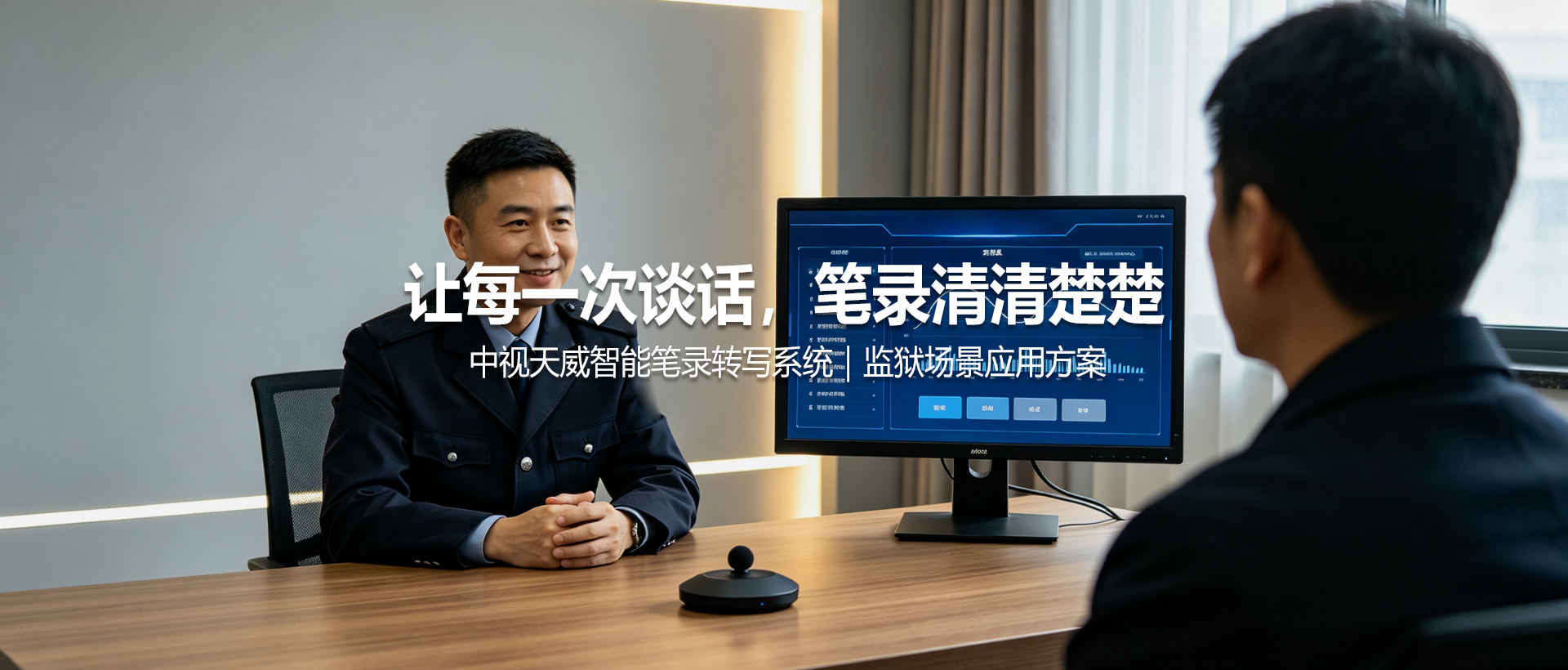 让每一次谈话，笔录清清楚楚——中视天威智能笔录转写系统｜监狱场景应用方案
