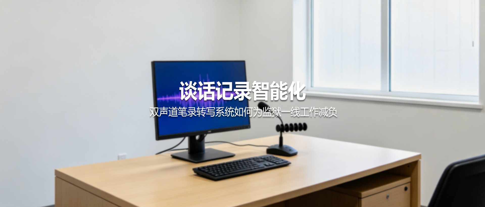 谈话记录智能化：双声道笔录转写系统如何为监狱一线工作减负
