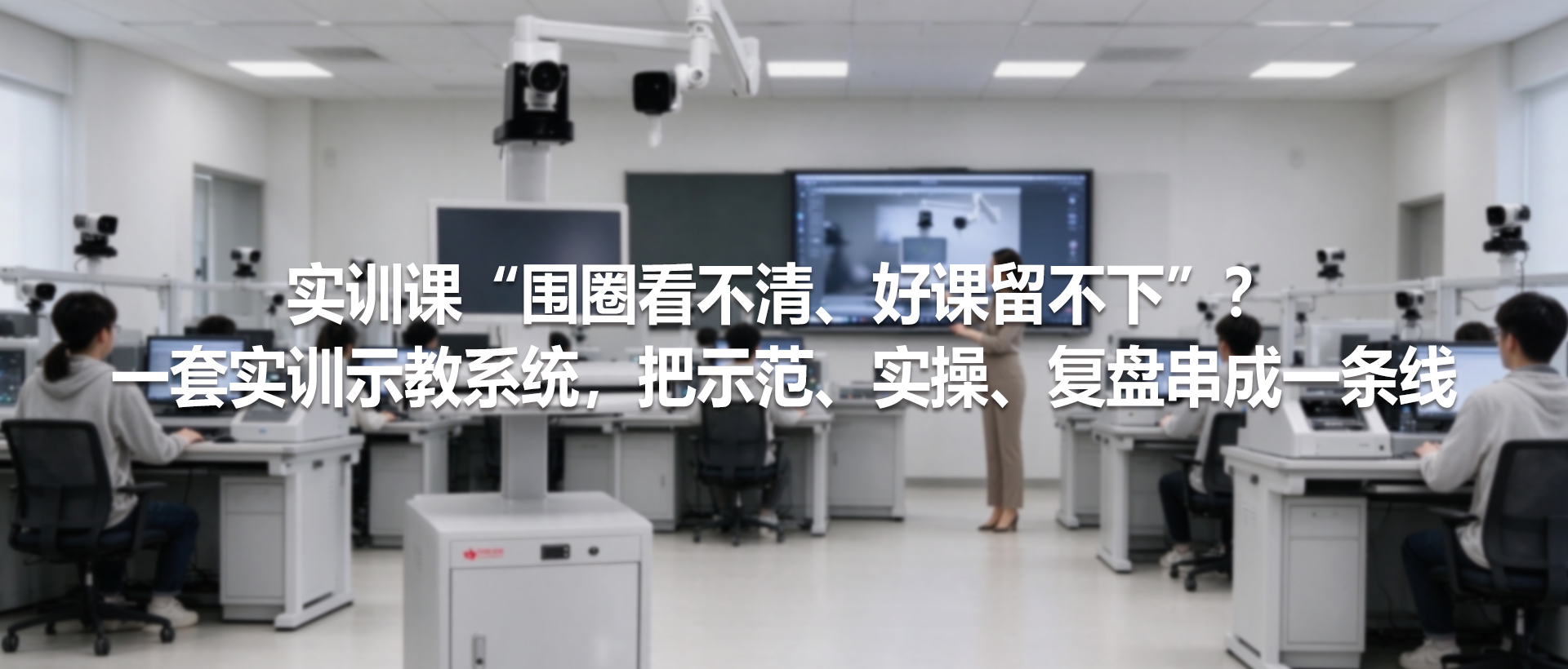实训课“围圈看不清、好课留不下”？一套网络版实训示教系统，把示范、实操、复盘串成一条线